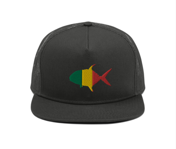 Rastafarian Permit Flat Bill Hat